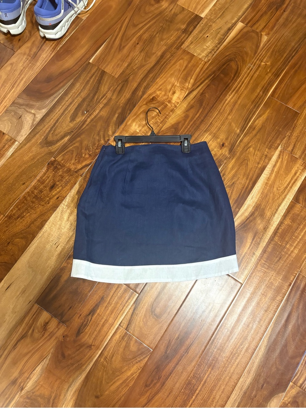 Staud Leandro Skirt New With Tags Size 6 Navy and White - Picture 5 of 7